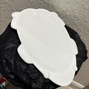 CERAMIC FROG SERVING PLATTER - NEVER USED